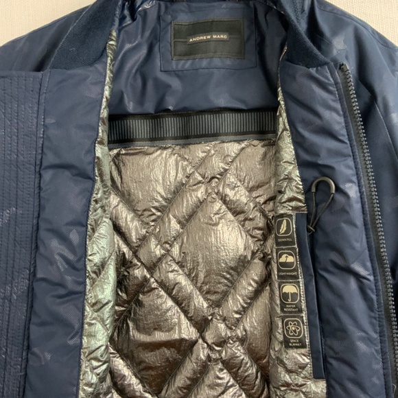 EUC MEN’S ANDREW MARC DOWN FILLED JACKET, SIZE LARGE - Picture 2 of 5
